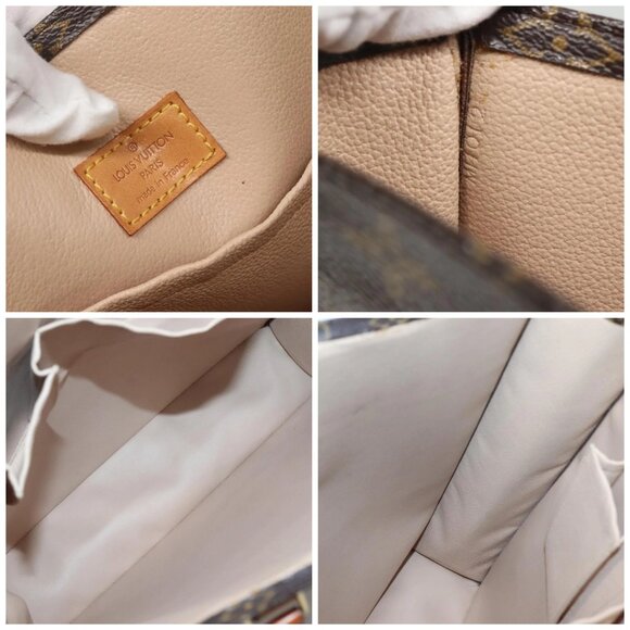 LOUIS VUITTON Monogram Sac Plat Hand Bag M51140 LV Auth 137346 - Picture 15 of 16